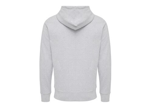 Iqoniq Abisko recycled cotton zip through hoodie, heather grey