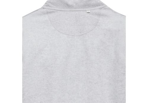 Iqoniq Abisko recycled cotton zip through hoodie, heather grey