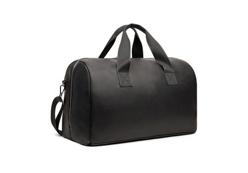 VINGA Bermond RCS recycled PU weekend bag, black