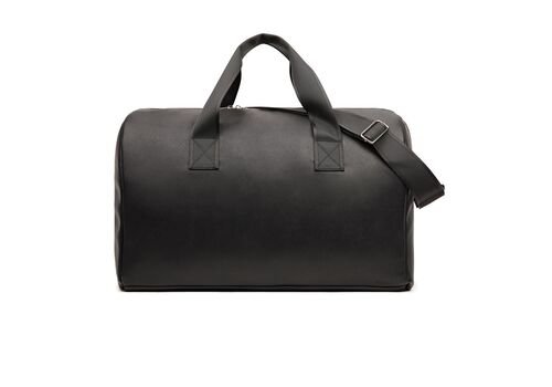 VINGA Bermond RCS recycled PU weekend bag, black