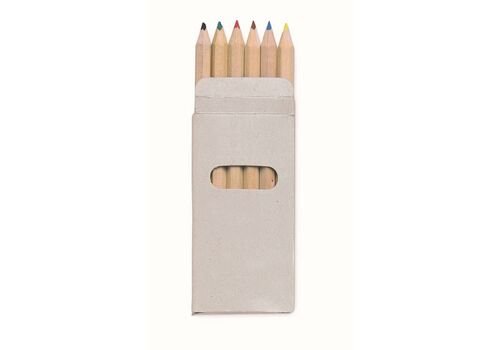 6 spalvoti pieštukai