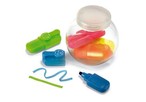 5 spalvų žymekliai