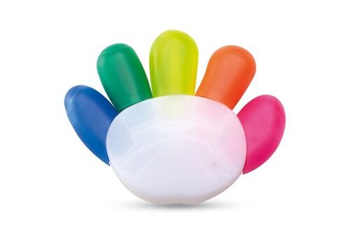 5 spalvų žymekliai