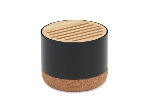 Cork and aluminium speaker