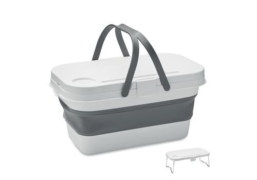 Collapsible picnic basket