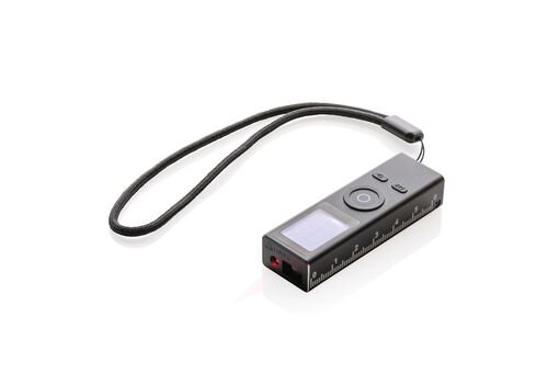 Gear X RCS recycled aluminum 30 meter laser measure, black