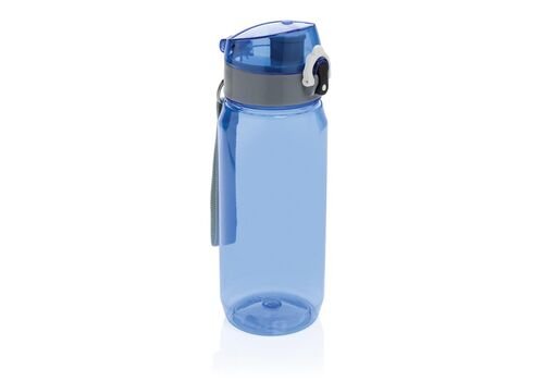 Yide RCS Recycled PET leakproof lockable waterbottle 600ML, blue