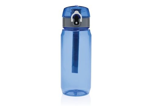 Yide RCS Recycled PET leakproof lockable waterbottle 600ML, blue