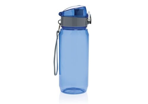Yide RCS Recycled PET leakproof lockable waterbottle 600ML, blue