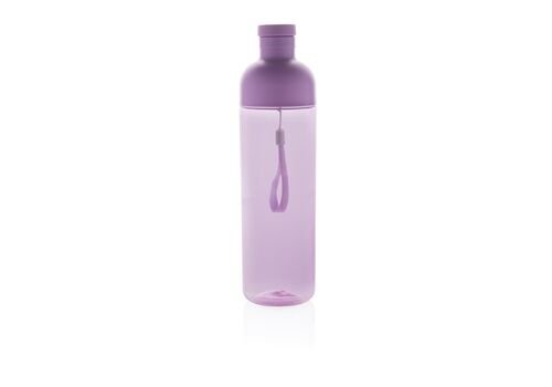 Impact RCS recycled PET leakproof water bottle 600ML, purple