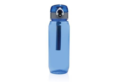 Yide RCS Recycled PET leakproof lockable waterbottle 800ML, blue