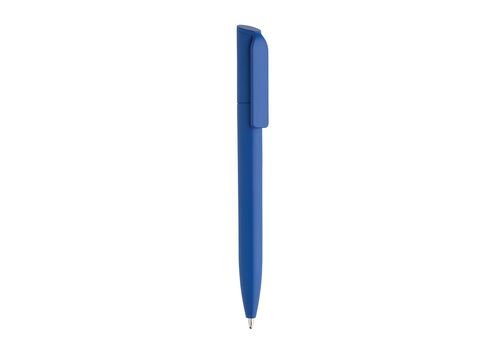 Pocketpal GRS certified recycled ABS mini pen, royal blue