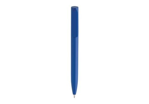 Pocketpal GRS certified recycled ABS mini pen, royal blue