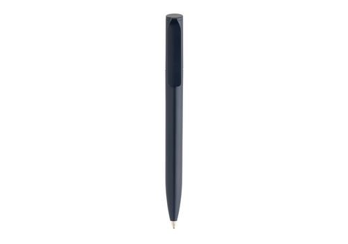 Pocketpal GRS certified recycled ABS mini pen, navy