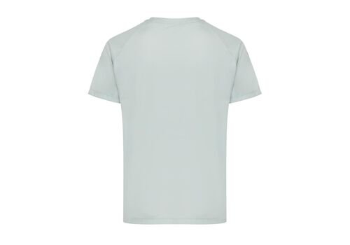 Iqoniq Tikal recycled polyester quick dry sport t-shirt, iceberg green