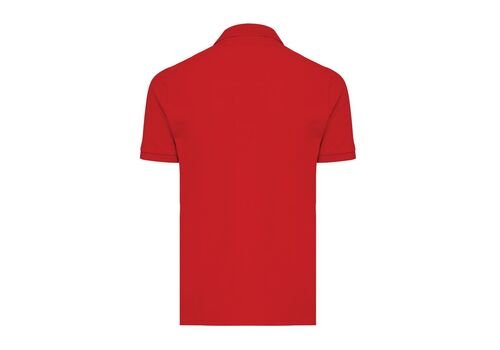 Iqoniq Yosemite recycled cotton pique polo, red