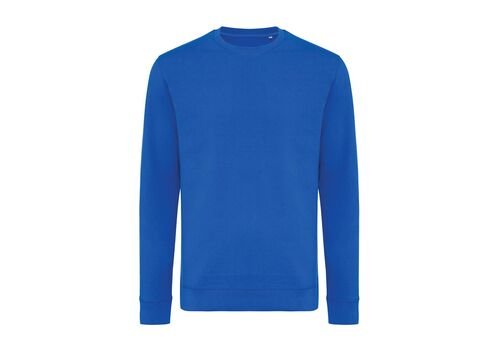 Iqoniq Zion recycled cotton crew neck, royal blue