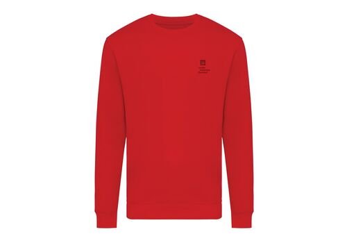Iqoniq Zion recycled cotton crew neck, red