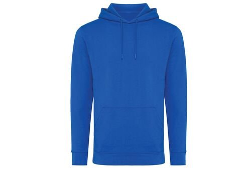 Iqoniq Jasper recycled cotton hoodie, royal blue