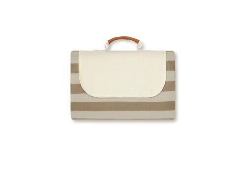 VINGA Alba GRS RPET picnic blanket small, brown