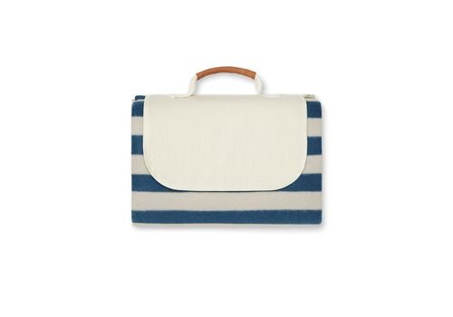 VINGA Alba GRS RPET picnic blanket small, navy