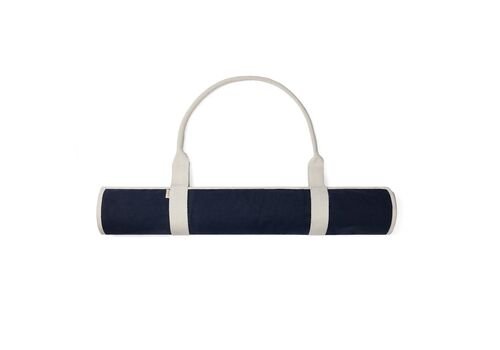 VINGA Volonne AWARE™ recycled canvas beach mat, navy