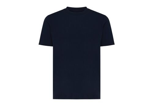 Iqoniq Sierra lightweight recycled cotton t-shirt, navy