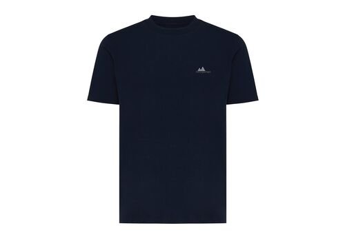 Iqoniq Sierra lightweight recycled cotton t-shirt, navy