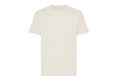 Iqoniq Sierra lightweight recycled cotton t-shirt, natural raw