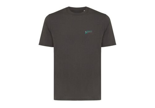 Iqoniq Sierra lightweight recycled cotton t-shirt, anthracite