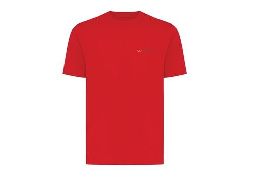 Iqoniq Sierra lightweight recycled cotton t-shirt, red
