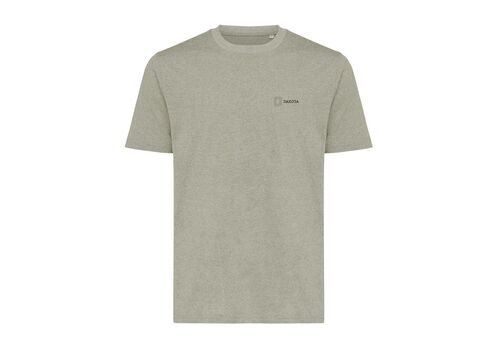 Iqoniq Sierra lightweight recycled cotton t-shirt, light heather green