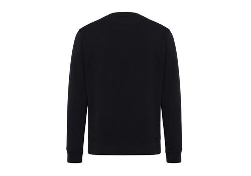 Iqoniq Etosha lightweight recycled cotton crew neck, black