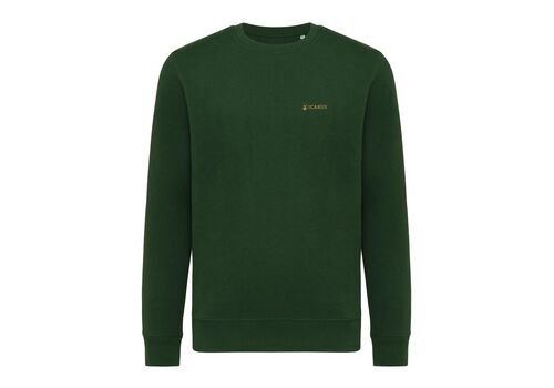 Iqoniq Etosha lightweight recycled cotton crew neck, forest green