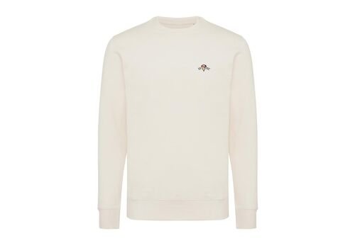 Iqoniq Etosha lightweight recycled cotton crew neck, natural raw