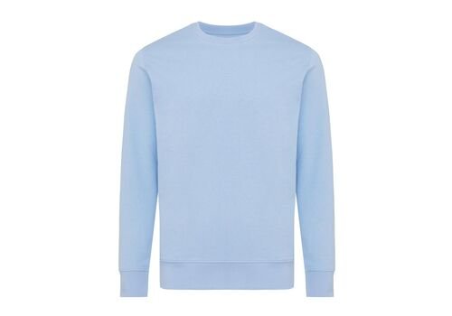 Iqoniq Etosha lightweight recycled cotton crew neck, sky blue