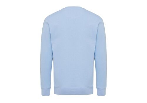 Iqoniq Etosha lightweight recycled cotton crew neck, sky blue