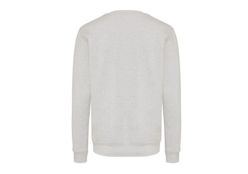 Iqoniq Etosha lightweight recycled cotton crew neck, light heather grey