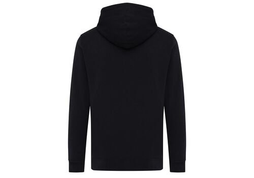 Iqoniq Rila lightweight recycled cotton hoodie, black