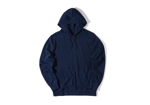 Iqoniq Rila lightweight recycled cotton hoodie, navy