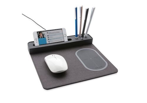 Pelės kilimėlis su belaidžiu įkrovikliu, 5W