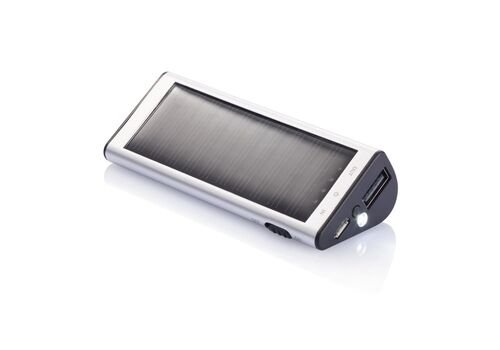 Išorinė baterija su integruotu saulės skydeliu 2.200 mAh