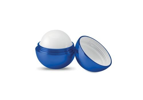 Lūpų balzamas apvalioje dėžutėje