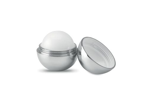 Lūpų balzamas apvalioje dėžutėje