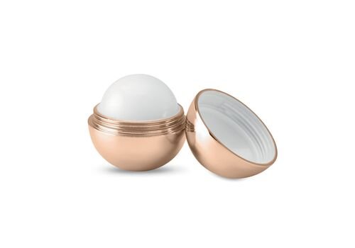 Lūpų balzamas apvalioje dėžutėje