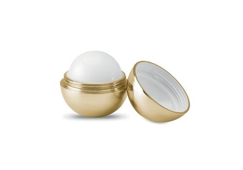 Lūpų balzamas apvalioje dėžutėje