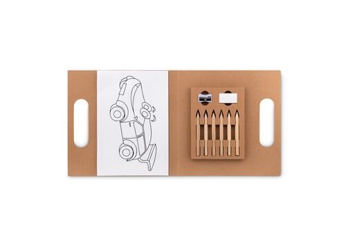 Spalvinimo rinkinys su 6 pieštukais